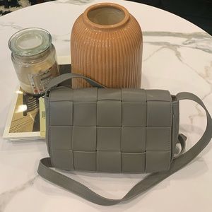 Grey Crossbody Purse